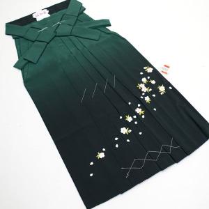 袴 刺繍袴 雪輪と桜 単品 女性用 行灯袴 袴丈87cm 91cm 95cm S M L 