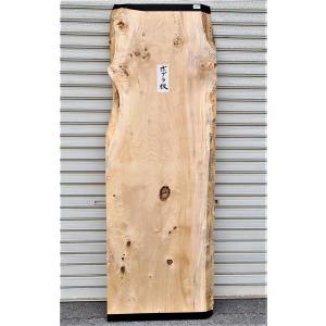 榧 カヤ（3256） 無垢板 1840×345〜392×40 片耳付き □売切り品□ 棚板