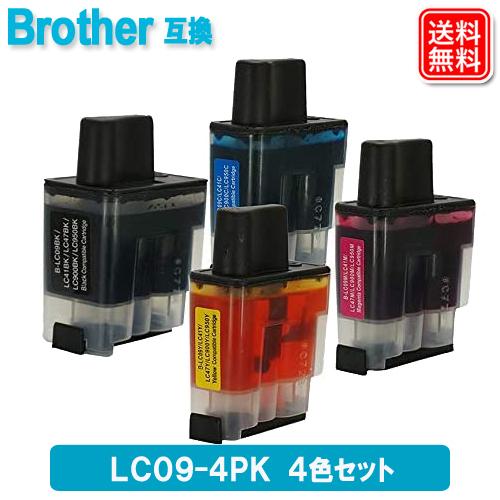 LC09-4PK 4色セット プリンターインク ブラザーインクカートリッジ LC09-4PK  ブラ...