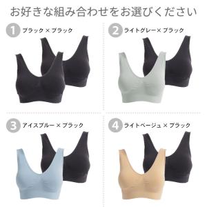 ナイトブラ 【クールタイプ2枚組】ブラジャー ...の詳細画像2