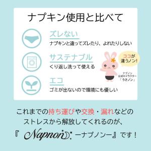 サニタリーショーツ 吸水『ナプノン』レディース...の詳細画像3