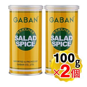 ギャバン サラダスパイス 100g×2個セット 缶入 GABAN 調味料 シーズニング スパイス｜食と暮らしを楽しく リフココ
