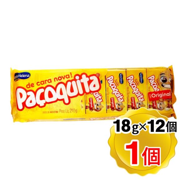 サンタエレーナ パソキッタ ミニ クワドラーダ 1袋(216g／18g×12個入り) ピーナッツ菓子...