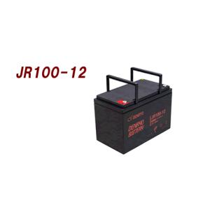JR100-12 電菱　密閉型バッテリー：12V-100Ah　スタンバイ電源、防災・防犯システム、非常用設備：（代引き不可）（沖縄・離島配送不可）｜yasukawa