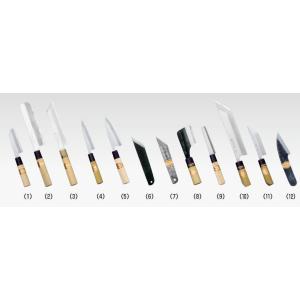 堺菊守 和包丁 銀3 鎌型薄刃(関西型) 180mm【送料無料】 : 厨房用品