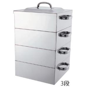 電磁対応角蒸器 3段 33cm【代引き不可】 : 厨房用品 安吉 - 通販