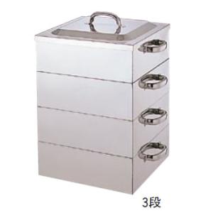 電磁対応角蒸器 2段 36cm : 厨房用品 安吉 - 通販 - Yahoo!ショッピング