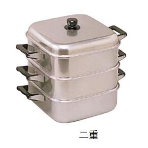 アルミ角蒸(大型) 二重30cm : 厨房用品 安吉 - 通販 - Yahoo!ショッピング