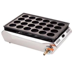 たこ焼き器 ガス式 業務用 たこ焼き機 （28穴用） 1枚掛けセット