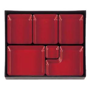 8.5寸松花堂用DX仕切 朱天黒 1-395-6 : 厨房用品 安吉 - 通販 - Yahoo