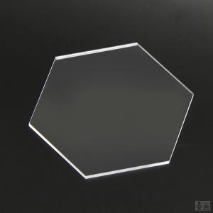 くるくるふとまに　八角形 アクリル製 送料無料】アクリル 六角形 100mm(10cm)×2.5mm【メール便】クリア 日本