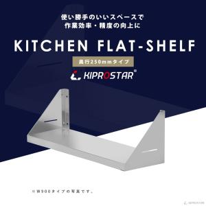 キッチン平棚 ステンレス 業務用 奥行250m...の詳細画像1