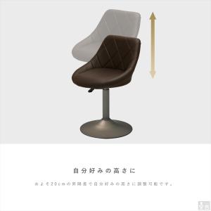 カウンターチェア ロータイプ WY-523S-...の詳細画像5