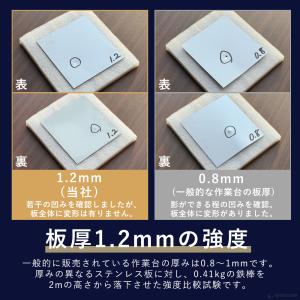 ステンレス 作業台 三方枠 業務用 調理台 1...の詳細画像4
