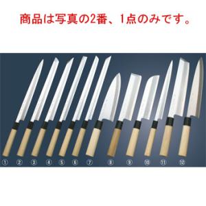 堺實光 上作(白鋼ニ号)刺身包丁(柳刃)先丸 27cm 10528 : 厨房