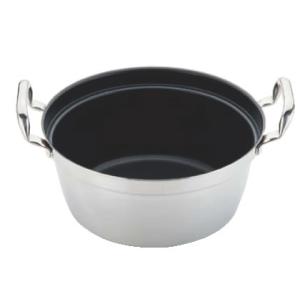 TKG アルミ円付鍋(アルマイト加工) 24cm : 厨房用品 安吉 - 通販