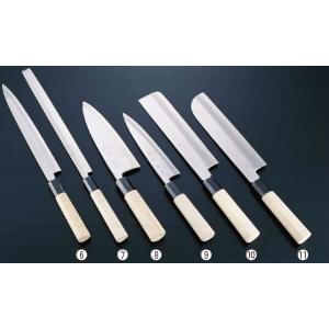 堺菊守 和包丁 銀3 鎌型薄刃(関西型) 180mm【送料無料】 : 厨房用品