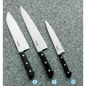 ミソノ モリブデン鋼（ツバ付）（4）三徳包丁 180mm（581） : 厨房用品