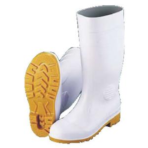 ミドリ 安全長靴ワークエースW1000 白(耐油性) 25cm : 厨房用品 安吉