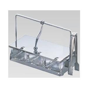 3ヶ仕切 PYK11 T-3 ガラス薬味入れ 《3-015》