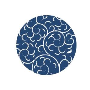 紙コースター 唐草(100枚入) 12805 紺 : 厨房用品 安吉 - 通販 - Yahoo