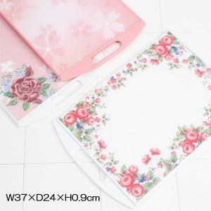 母の日 ギフト まな板 抗菌 Sサイズ 花柄 薔薇雑貨 キッチン 漂白剤OK