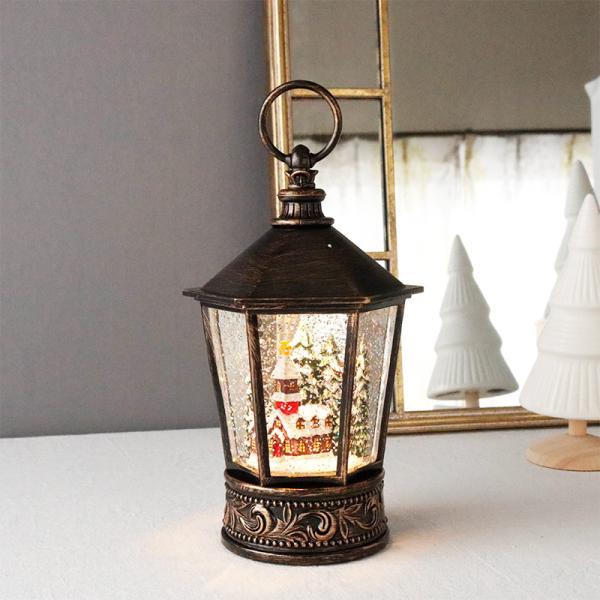 ランタン LED おしゃれ クリスマス インテリア リキッド ヘキサゴン ランタン ハウス 単3電池...