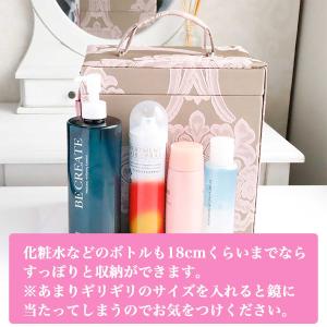 メイクボックス 鏡付き 大容量 コスメボックス...の詳細画像4