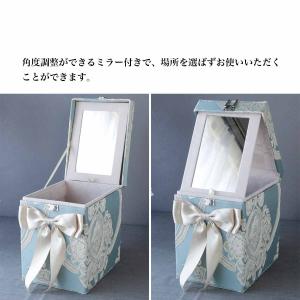 メイクボックス 鏡付き 大容量 コスメボックス...の詳細画像5