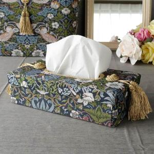 ボックスティッシュカバー ティッシュ ケース おしゃれ 花柄 バラ柄