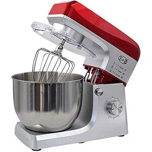 RAAKIMO 業務用ミキサー 7L 大容量 3種類アタッチメント 6段階スピード調節 スタンドミキサー 卓上ミキサー こね/混ぜ/泡立て 卓上型ミキサー