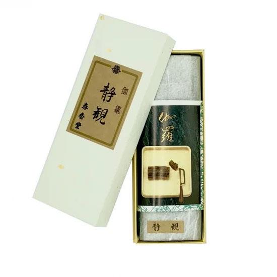 100%天然伽羅線香『静観』短寸バラ紙箱 (40本入) 日本製