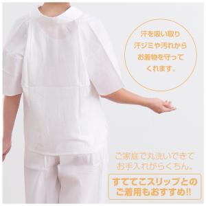 半衿付き 半襦袢 夏用 冬用 綿100% 肌着...の詳細画像1
