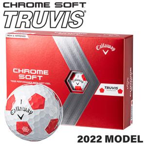 【あすつく対応】Callaway [キャロウェイ] 2022 CHROME SOFT TRUVIS [クロム ソフト トゥルービス] ボール (1ダース：12球)【2022年モデル】｜yatogolf