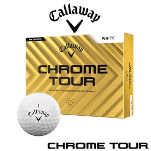 Callaway [キャロウェイ] 2024 CHROME TOUR [クロム ツアー] ホワイト ボール (1ダース：12球)【2024年モデル】｜yatogolf