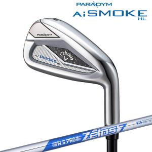 Callaway [キャロウェイ] PARADYM Ai SMOKE HL アイアン5本セット(#6-9,PW) N.S.PRO ZELOS 7 スチールシャフト メンズ 右用 [日本正規品]【2024年モデル】｜yatogolf