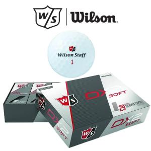 ウィルソン DX2 SOFT ゴルフ ボール (12球) ホワイト ゴルフ用品 WILSON｜yatogolf