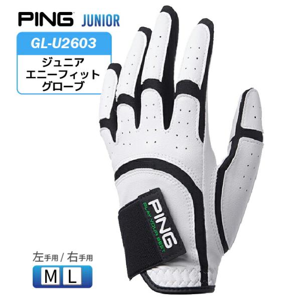 ピン GL-U2603 ジュニアエニーフィットグローブ PING 39007 左手用/右手用 ゴルフ...