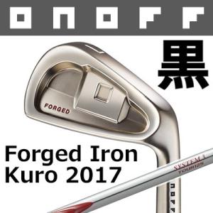 GLOBERIDE [グローブライド] ONOFF [オノフ] FORGED IRON KURO 2017 アイアン 5本セット(#6-#9、46°) N.S.PRO MODUS3 SYSTEM3 TOUR 125 スチールシャフト｜yatogolf