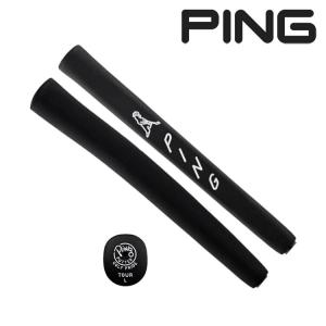 PING（ピン） 純正パターグリップ PP60、PP61、PP62 (ホワイト/レッド