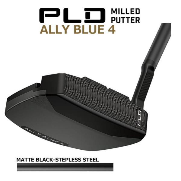 ピン PLD MILLED PUTTER ALLY BLUE 4  MATTE BLACK-STEP...
