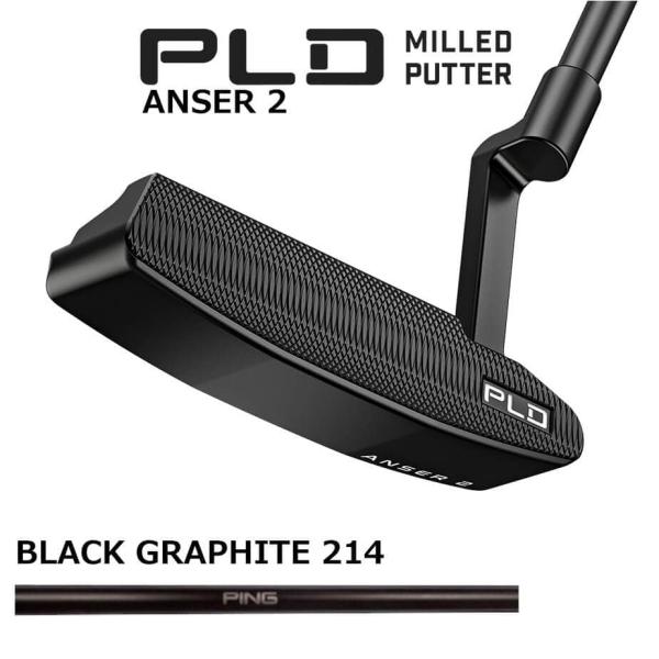 ピン PLD MILLED ANSER 2 MATTE BLACK Putter アンサー2 マット...