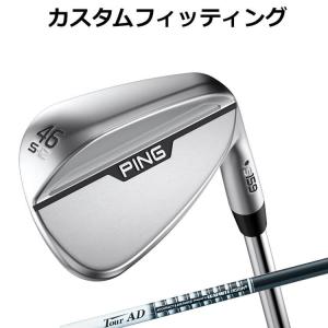 【カスタムフィッティング】ピン  S159 CHROME  WEDGE Tour AD スタンダードブラック カーボンシャフト メンズ 右用 クローム ウェッジ ゴルフ 日本正規品 PING｜yatogolf