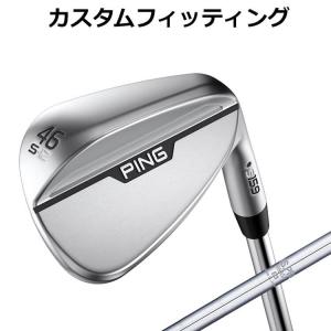 【カスタムフィッティング】ピン  S159 CHROME  WEDGE N.S.PRO 950GH スチールシャフト メンズ 右用 クローム ウェッジ ゴルフ 日本正規品 PING｜yatogolf