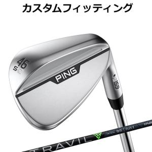 【カスタムフィッティング】ピン  S159 CHROME  WEDGE TRAVIL IRON カーボンシャフト メンズ 右用 クローム ウェッジ ゴルフ 日本正規品 PING｜yatogolf