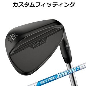 【カスタムフィッティング】ピン  S159 MIDNIGHT  WEDGE N.S.PRO ZELOS 6 スチールシャフト メンズ 右用 ミッドナイト ウェッジ ゴルフ 日本正規品 PING｜yatogolf