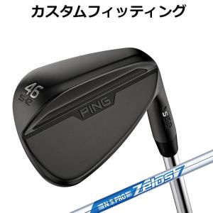 【カスタムフィッティング】ピン  S159 MIDNIGHT  WEDGE N.S.PRO ZELOS 7 スチールシャフト メンズ 右用 ミッドナイト ウェッジ ゴルフ 日本正規品 PING｜yatogolf