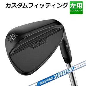 【カスタムフィッティング】ピン  S159 MIDNIGHT  WEDGE N.S.PRO ZELOS 7 スチールシャフト メンズ 左用 ミッドナイト ウェッジ ゴルフ 日本正規品 PING｜yatogolf