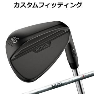 【カスタムフィッティング】ピン  S159 MIDNIGHT  WEDGE MCI 85/105 WEDGE シルバー カーボンシャフト メンズ 右用 ゴルフ 日本正規品 PING｜yatogolf