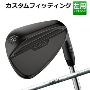 【カスタムフィッティング】ピン  S159 MIDNIGHT  WEDGE MCI 125 WEDGE シルバー カーボンシャフト メンズ 左用 ミッドナイト ウェッジ ゴルフ 日本正規品 PING｜yatogolf